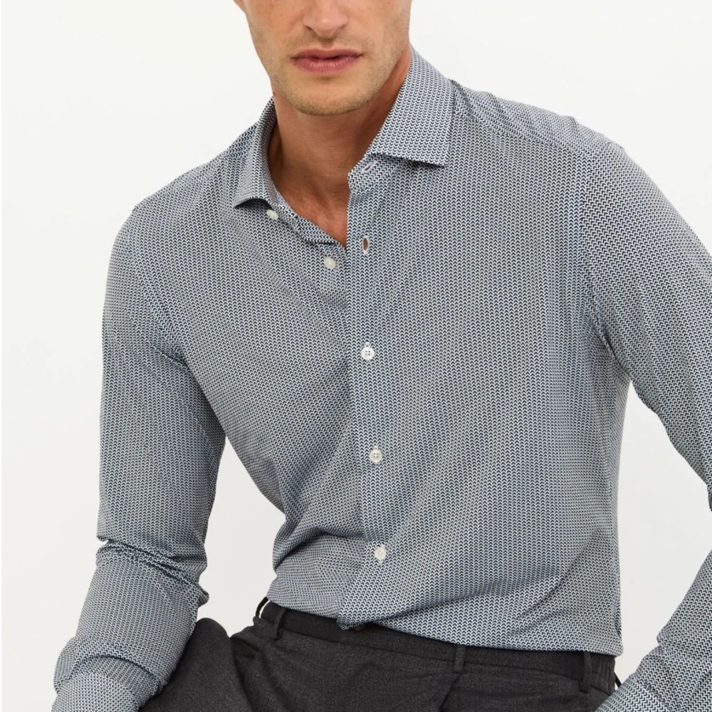 Xacus Men’s Cutaway Collared Shirt - Active Fit